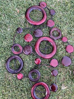 Wall Decorations Set (2) Metal