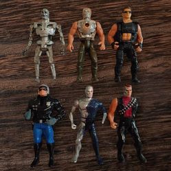 TERMINATOR Action Figures (LOT OF 6) Kenner MAKE A OFFER 