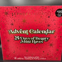 Sephora Favorites Advent Calendar 25 Days Of Beauty 2025 Holiday Limited Edition