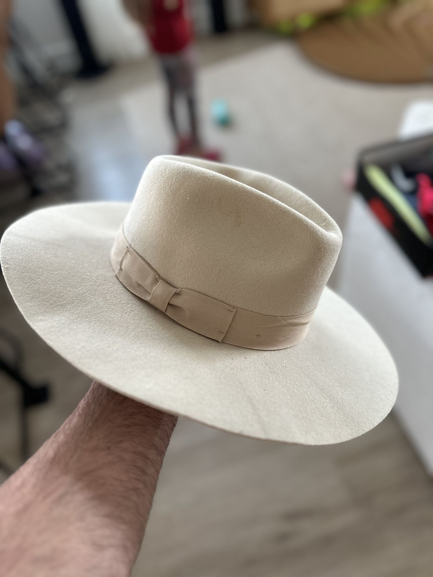 Tan Oversized Hat