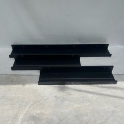 3 IKEA photo ledge shelves