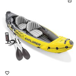 Amazon Explorer Kayak with Small Boat Anchor