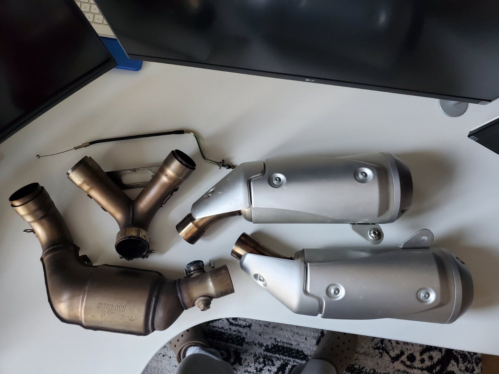 Ducatti Scrambler 1100 Original Exhaust System