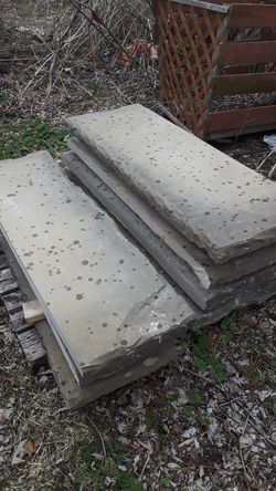 Sandstone slabs for steps