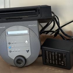 Polaroid MicroCam Instant Microscope Camera w/ Power Supply Untested Vintage