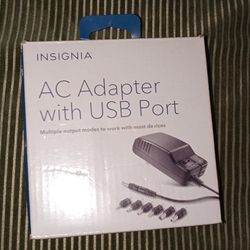 Brand New Insignia Multi Port Ac Adaptor With USB Port Deal