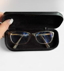 Woman’s Coach Sunglasses Frame/Case. Unknown prescription strength