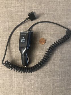 Older iPhone Car Charger With USB 