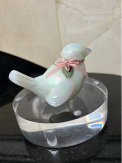 Vintage Fenton Iridescent Bird
