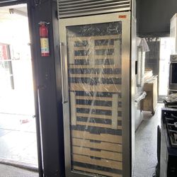 Viking Stainless Steel 30” Wine Column Fridge Built In