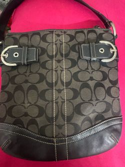 vintage coach canvas bag (style No.3577)