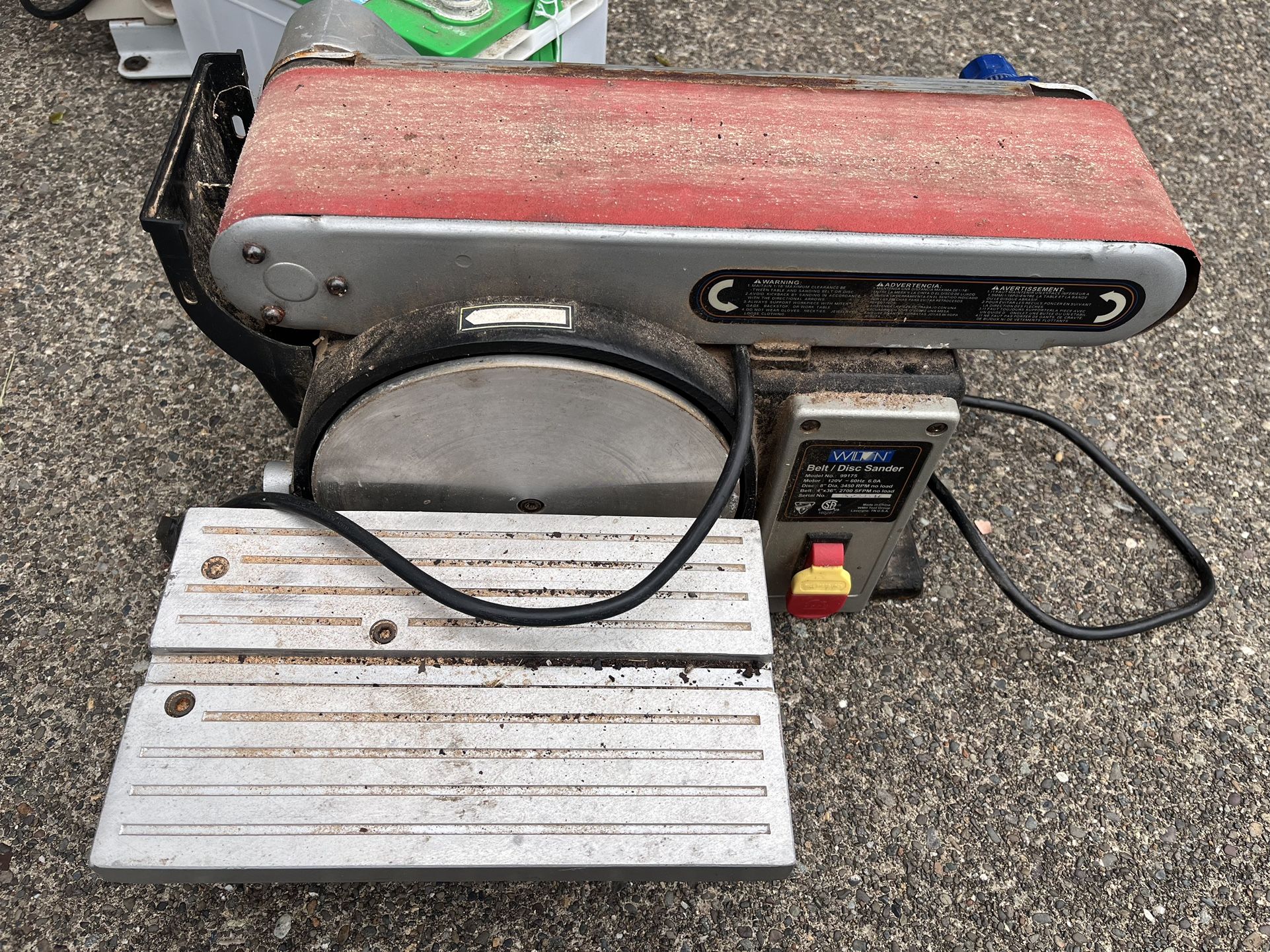 Wilton Belt / Disc Sander