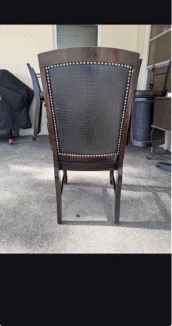 Dinner Table with 6 chairs 100%real wood