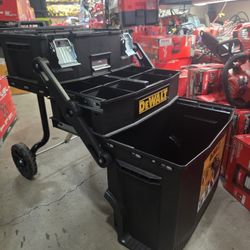 DEWALT 16 in. 4-in-1 Cantilever Tool Box Mobile Work Center with Removable Tray
