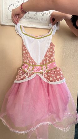 Girls Pink Princess Costume Dress