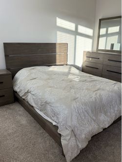 Bed frame and mattress