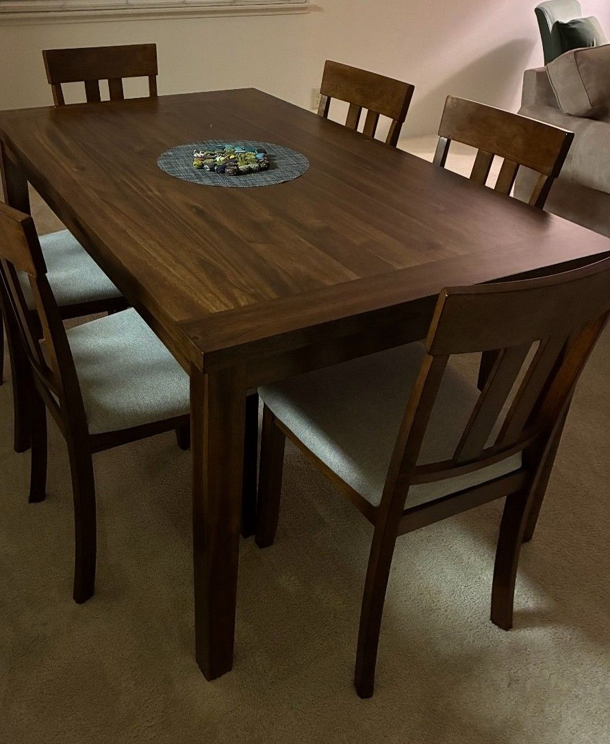 7pc Cherry Dining Set 