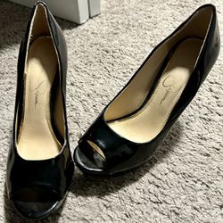 Jessica Simpson Black Heels Size 7.5