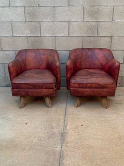 Kids 24” leather chair set