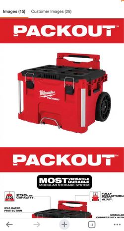 PACKOUT 22 in. Rolling Modular Tool Box Low Profile Handle