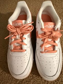 Nike Air Force 1 White Peach Sneakers