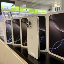 New Unlock iPhone 16 Pro Max 256GB With Sim Tray No Create Needed Only $79 Down Payment Today!! Only At Phone Hub Fall River 