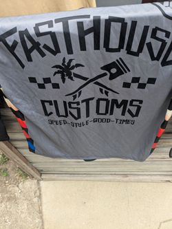 Fasthouse jersey extra large grey front black back.
