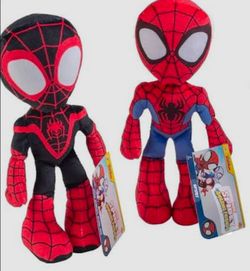 New spider man plush toy they are about 9-13 inches