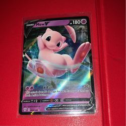 Mew V Card