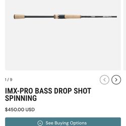 Gloomis- IMX-PRO BASS DROP SHOT SPINNING