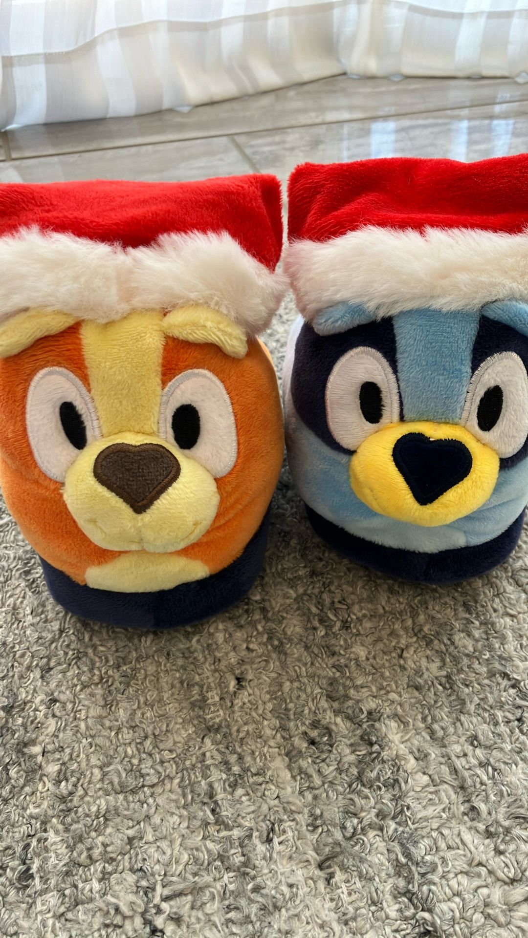 Bluey And Bingo Christmas Slippers - New Without Tags - Little Kids Size 11/12