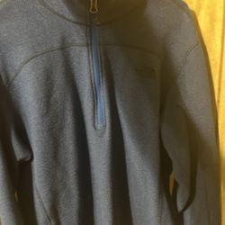Navy Blue North Face Quarter Zip