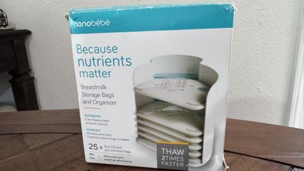 Nanobebe Organizer And Breastmilk Bags 