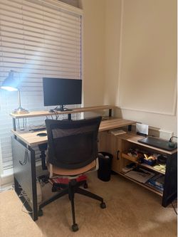 L-Shaped Office Workstation Desk
