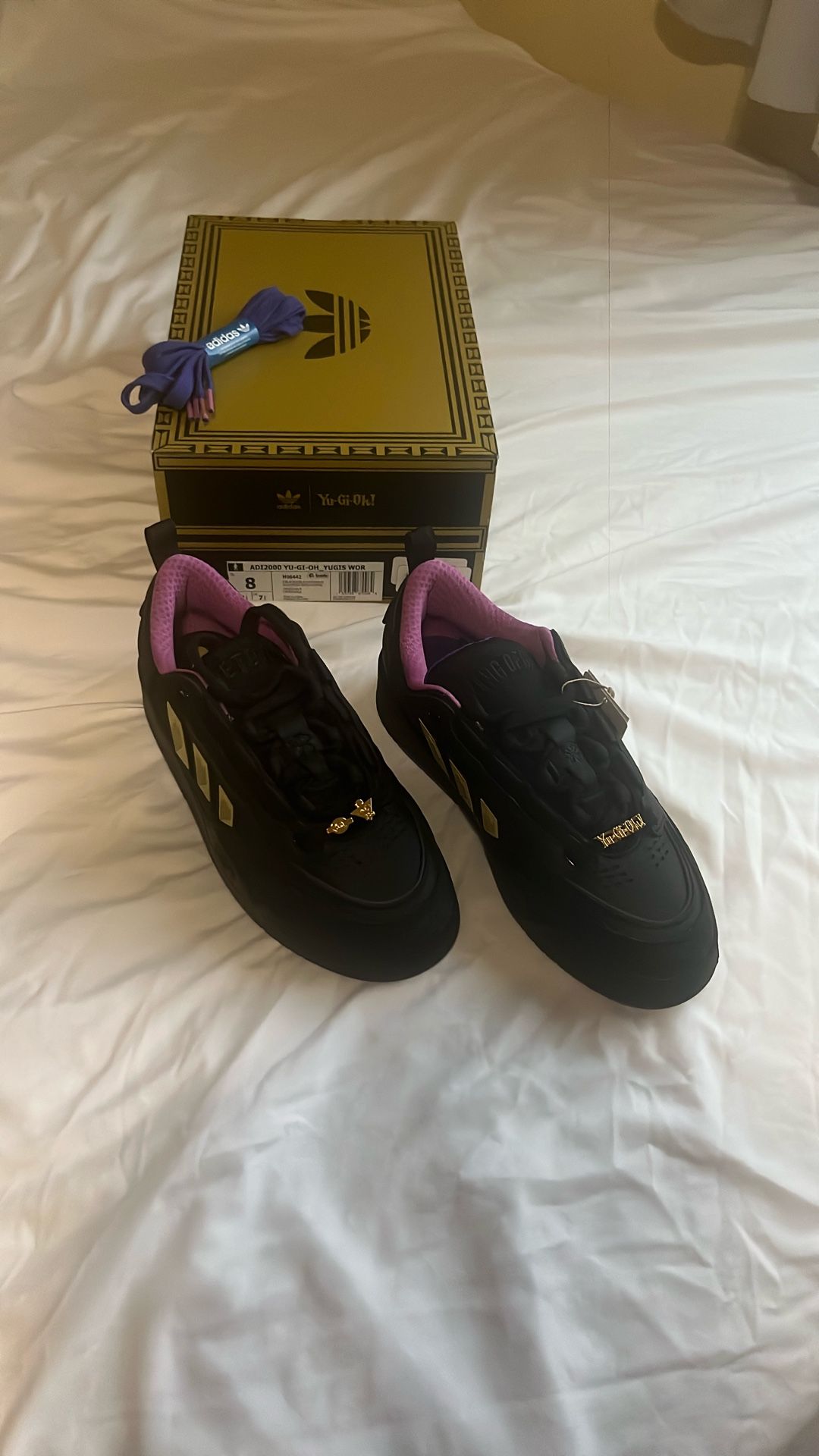 yugioh adidas size 8 men’s