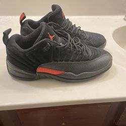Jordan 12(lows) Black/Orange Size 8.5