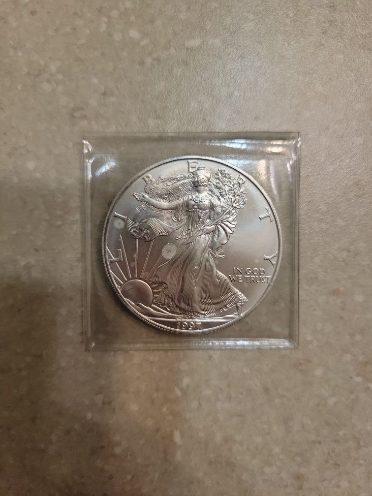 1997 American Silver Eagle.  Better Year 