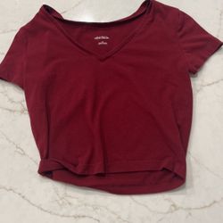 Red Crop Top