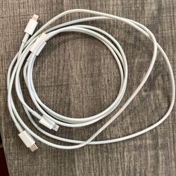 2 3 foot usbc to lightning cables