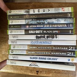 Xbox , Xbox 360 And Wii Games