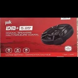 Polk Audio DB522 DB+ Series 5.25" Coaxial Speakers - Black