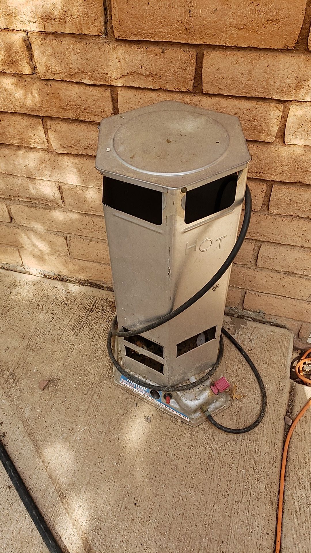 RCP200V propane heater