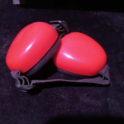Children Red Protective Headphones 