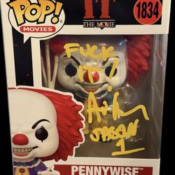 It Funko Pop Movie Signed By Ari Lehman Inscribed Fuck It Jason 1