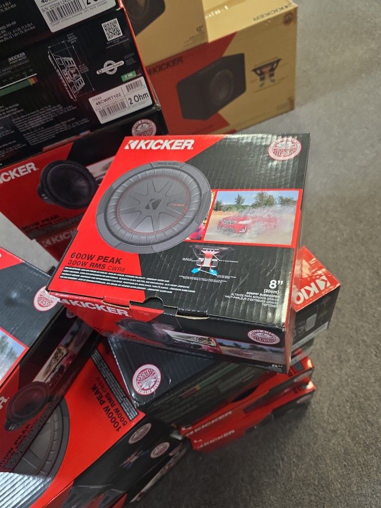 Kicker CompR Cwr8 On Sale Today For 94.99