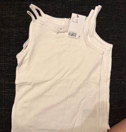 H&M 3-PACK COTTON TANK TOPS