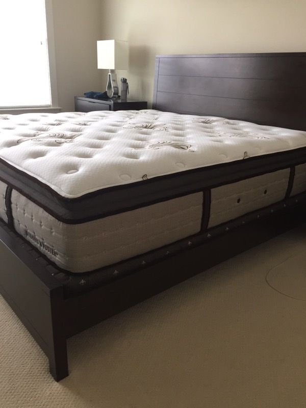 King size new mattress with box spring