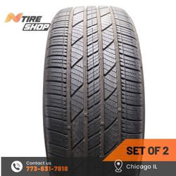 Set of 2 Used  9/32    285/45R22  114H  Bridgestone  Dueler LX