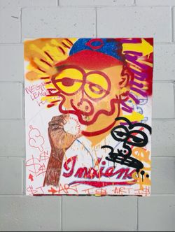 “Home Base” Abstract Canvas