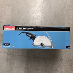 Makita 15 Amp 14 in. Corded SJS Electric Angle Cutter with AC/DC Switch